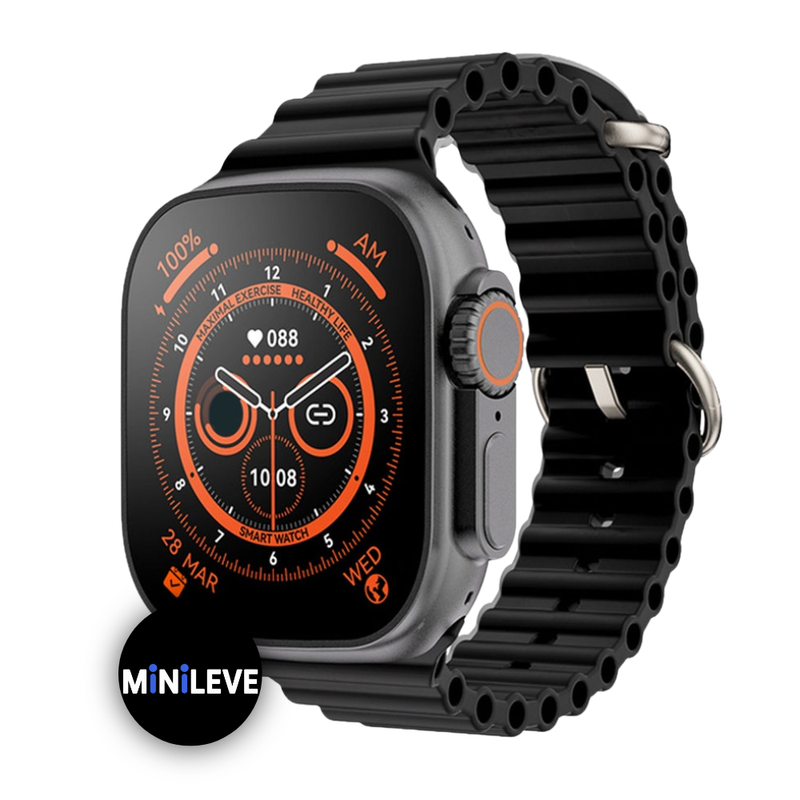 T900 Ultra Smartwatch Relógio Inteligente Prova Bluetooth Monitoramento De Saúde