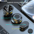 Microfone bluetooth  lapela Estojo de Carregamento + Visor de Bateria