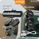 Microfone lapela KMF4-c wireless